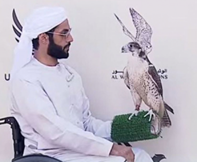 HBMSU Student Ahmed Al-Nuaimi Wins President's Cup for Falconry (People of Determination Category)